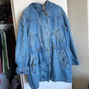 Fits xxl jean hooded jacket